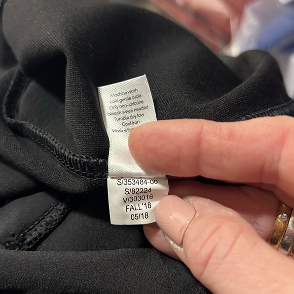 Athleta Black Siena Flare Leg Athliesure Pants Size 14Tall - Picture 11 of 11